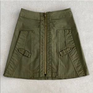 Army green Zara Skirt Size small